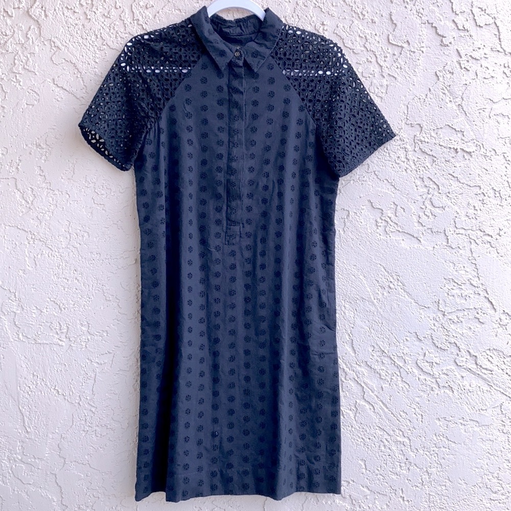J. Crew eyelet shirtdress